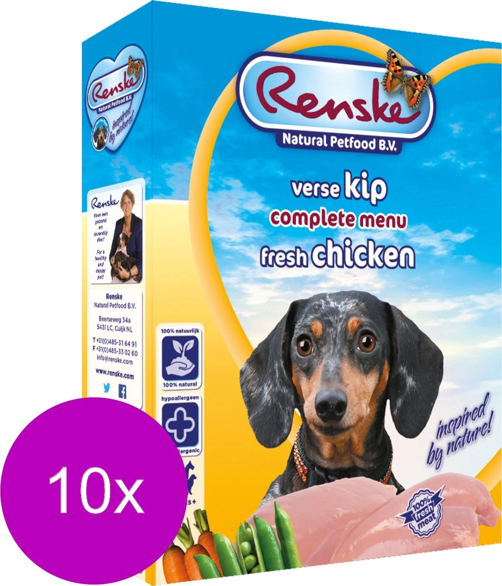 10x Renske Vers Gestoomd Complete Menu Kip - Rijst 395 Gr - Afbeelding 2