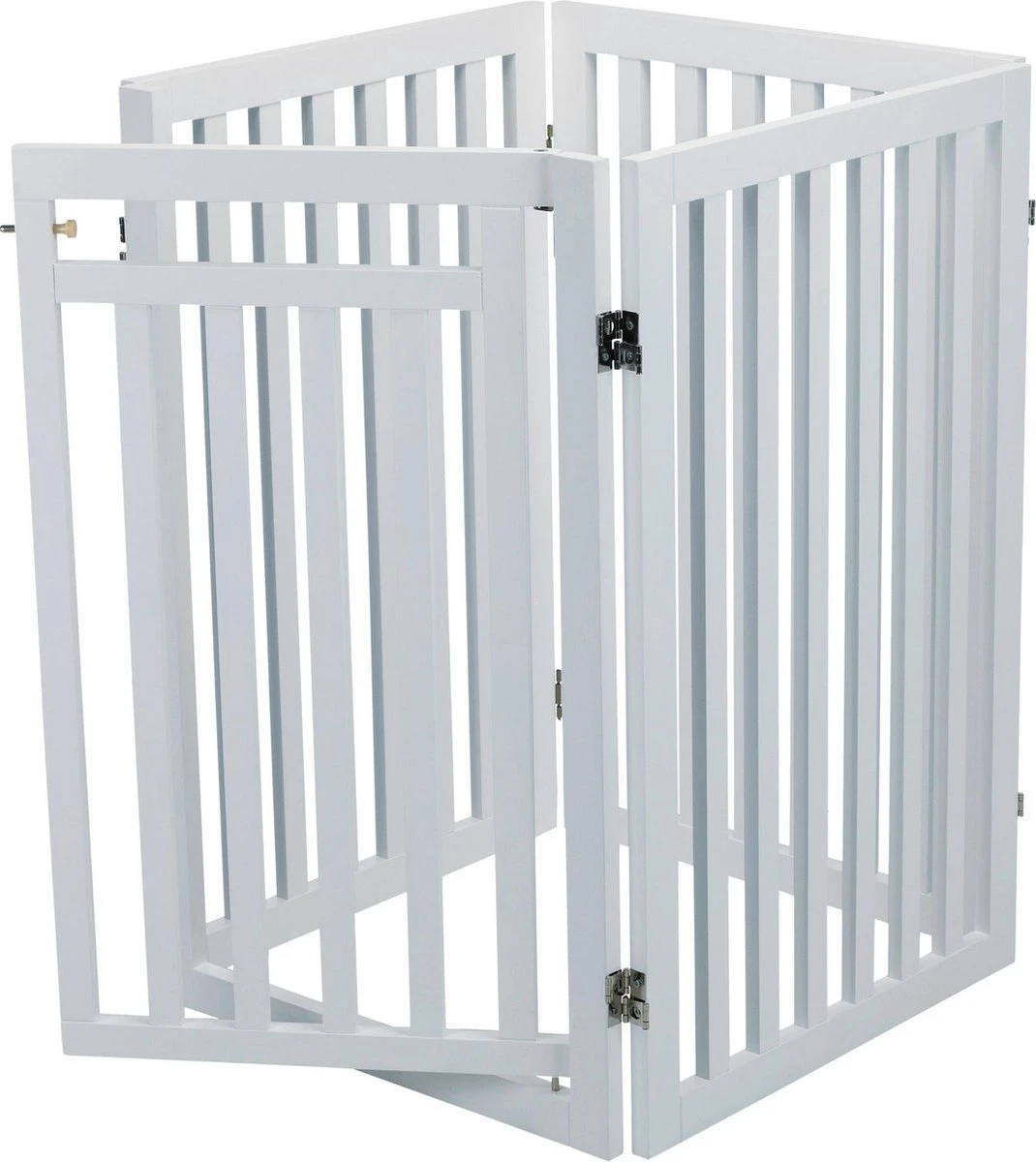 Trixie Hondenhek Met Deur Wit - 60-160 X 81 CM