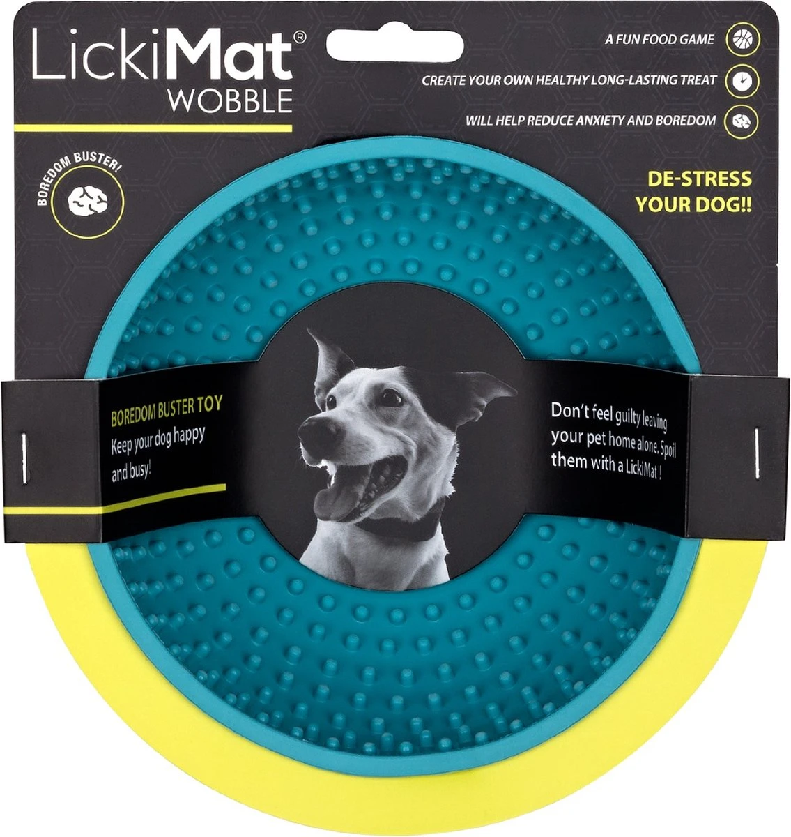 Lickimat - Wobble - Likmat Voor Vers Vlees - Turquoise