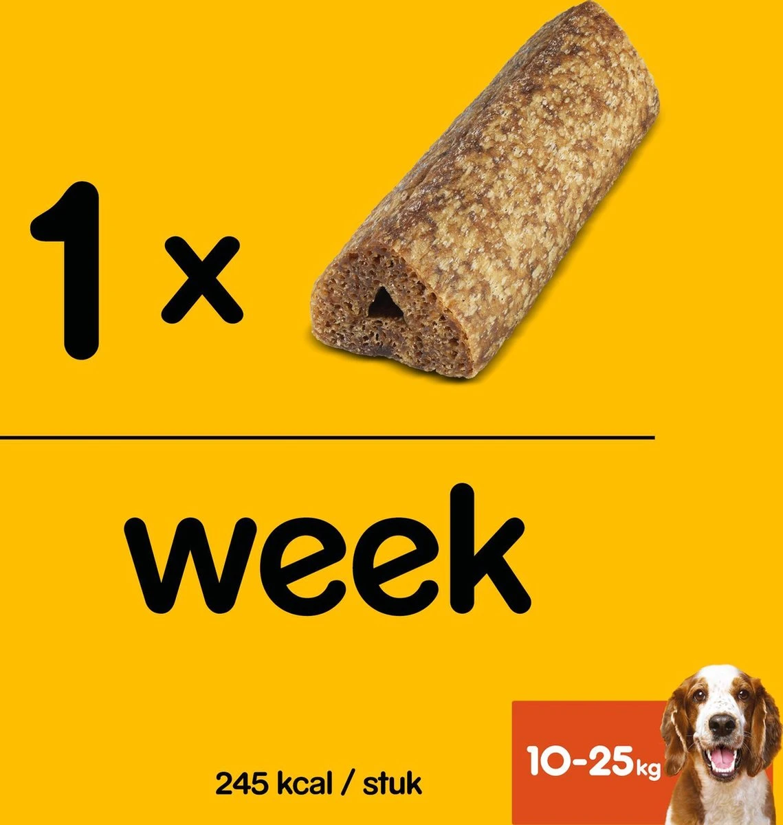 Pedigree Good Chew Hondensnack Medium - Rund - 14 X 88 Gr - Afbeelding 2