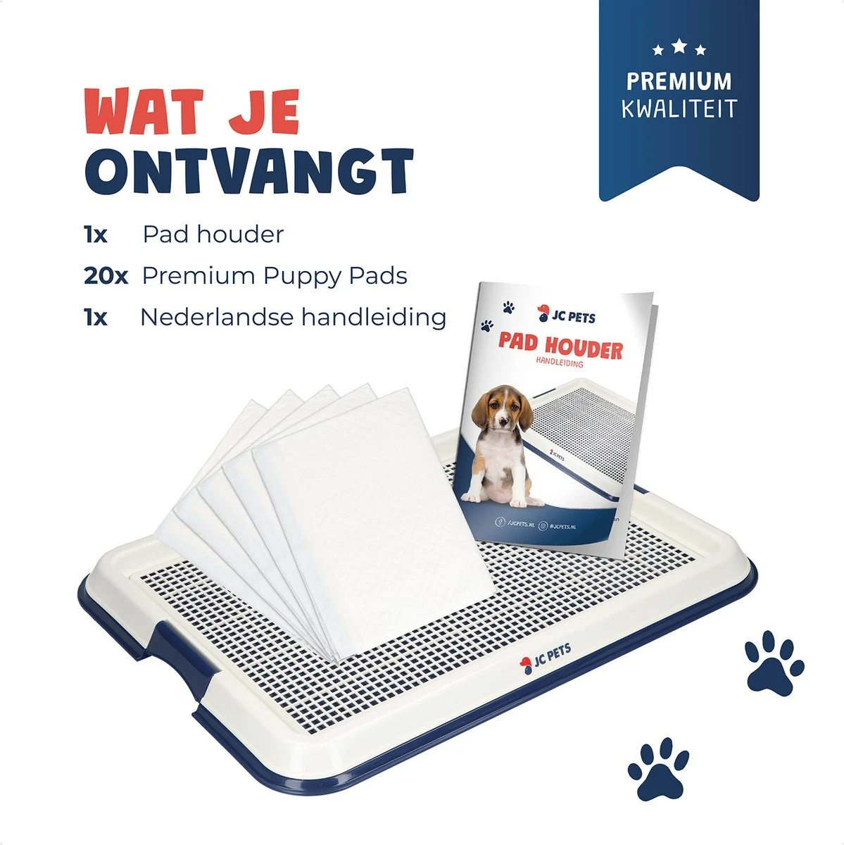 JC Pets Premium Pad Houder Met Rooster - Inclusief 20 Puppy Training Pads - Hondentoilet - Zindelijkheidstraining Hond - Afbeelding 7
