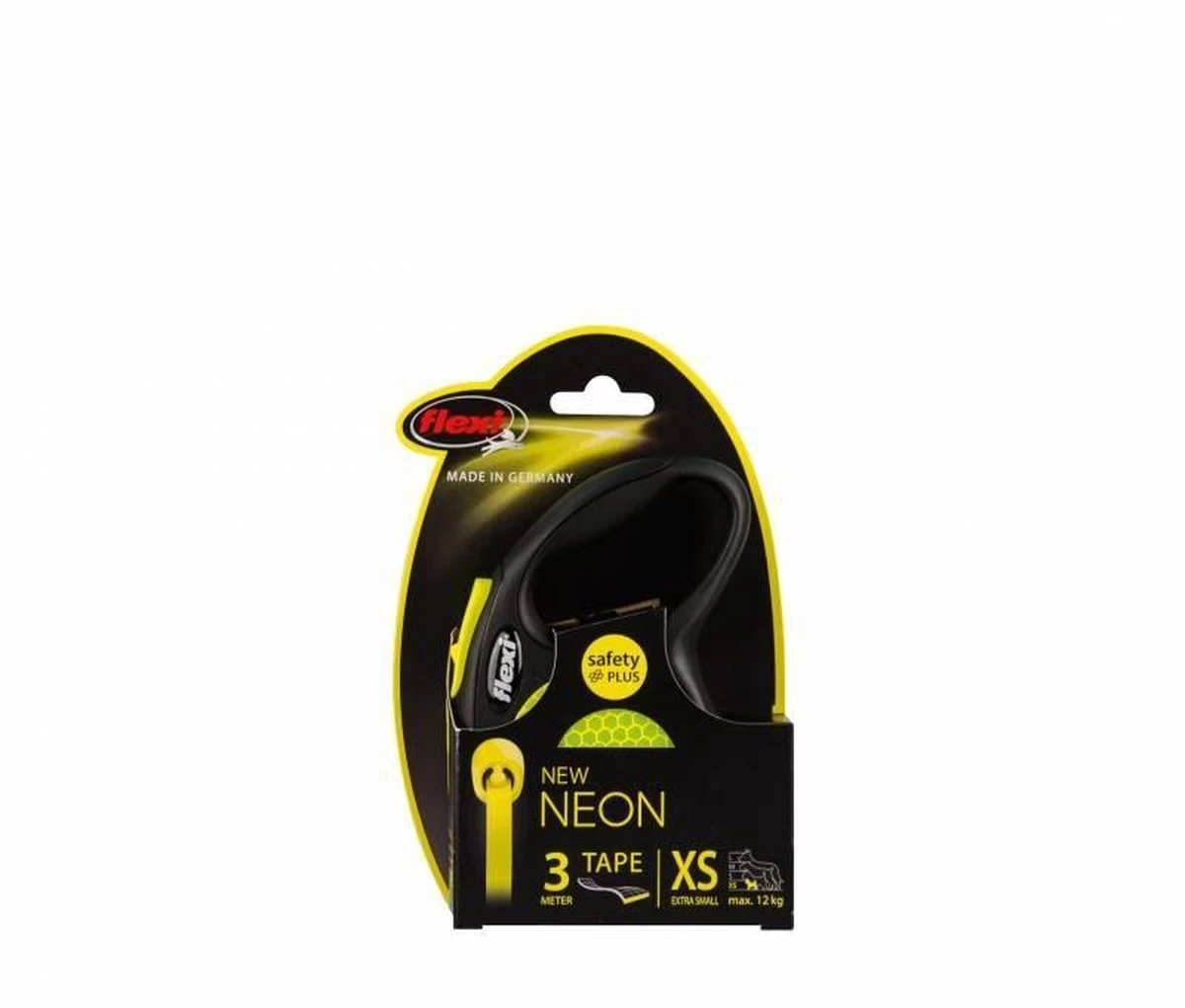 Flexi New Classic - Hondenriem Incl. Neon Band - Geel - S - 5 M - (<12 Kg) - Afbeelding 12