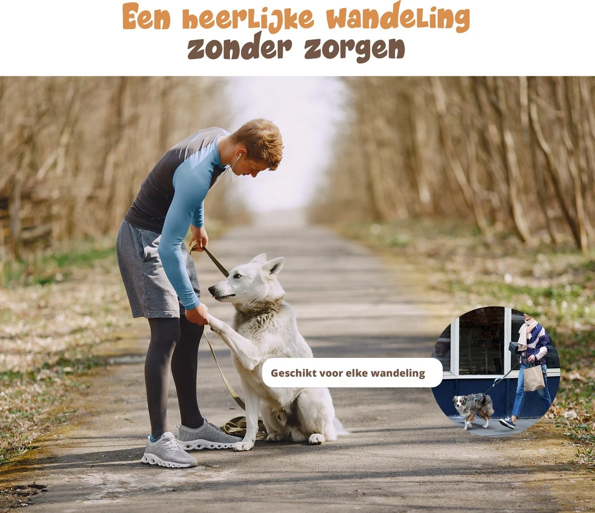 Hardloopriem Hond – Honden Riem Handsfree – Hardlopen Met Hond – 160-260 Cm Blauw - Hardloopband Hond – Halsband Hond – Hondenlijn – Leiband Hond - Afbeelding 6
