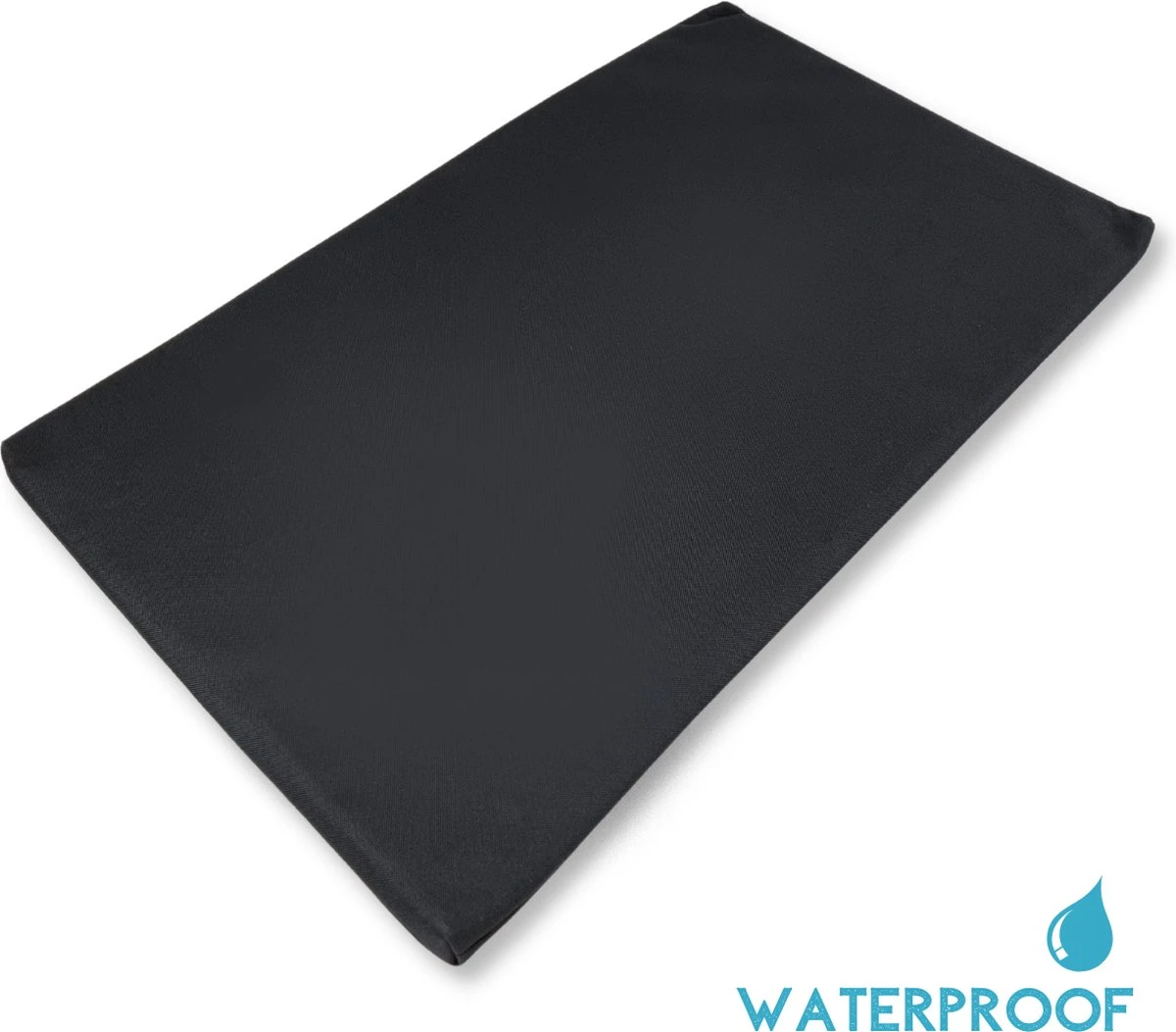 Topmast Waterproof Benchkussen - Nylon - Zwart - 60 X 45 Cm - Benchmat - Benchmatras - Waterafstotend - Hondenkussen - Afbeelding 2