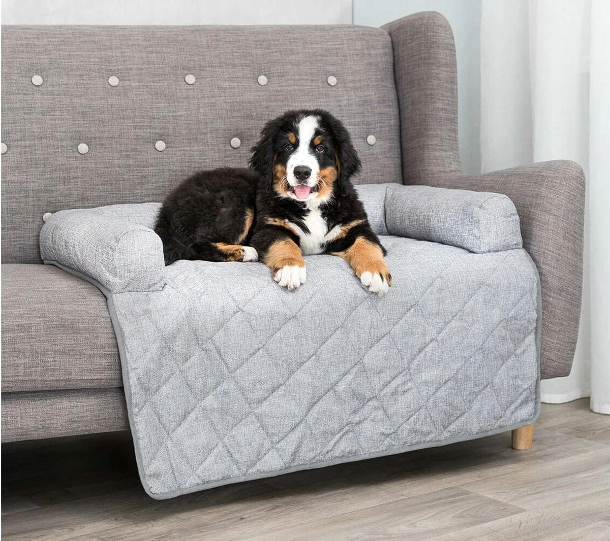 Trixie Hondenkussen Voor Op De Bank Large - Bankkussen Hond - 90x90 Cm - Afbeelding 5
