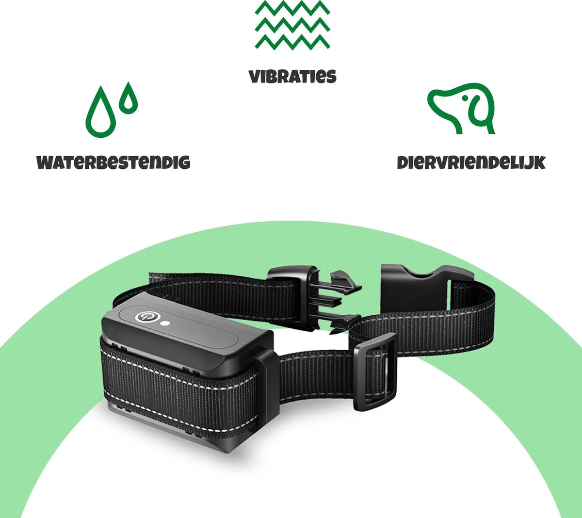 Anti Blafband Met Afstandsbediening - Blafband Voor Honden - Anti Blaf Apparaat Zonder Schok - Twee In Een Trainingshalsband - Afbeelding 4