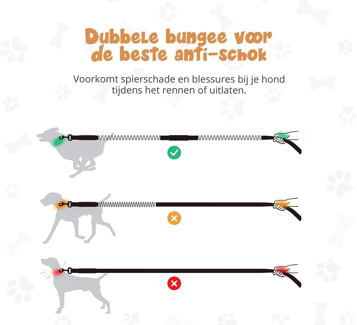 Hardloopriem Hond – Honden Riem Handsfree – Hardlopen Met Hond – 160-260 Cm Blauw - Hardloopband Hond – Halsband Hond – Hondenlijn – Leiband Hond - Afbeelding 8