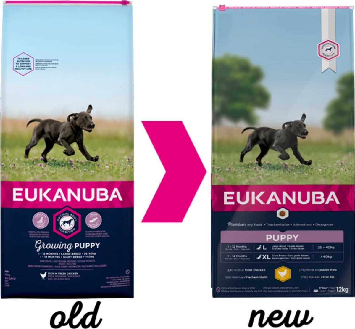 Eukanuba Dog Puppy & Junior - Grote Rassen - Kip - Droogvoer - 12 Kg - Afbeelding 2