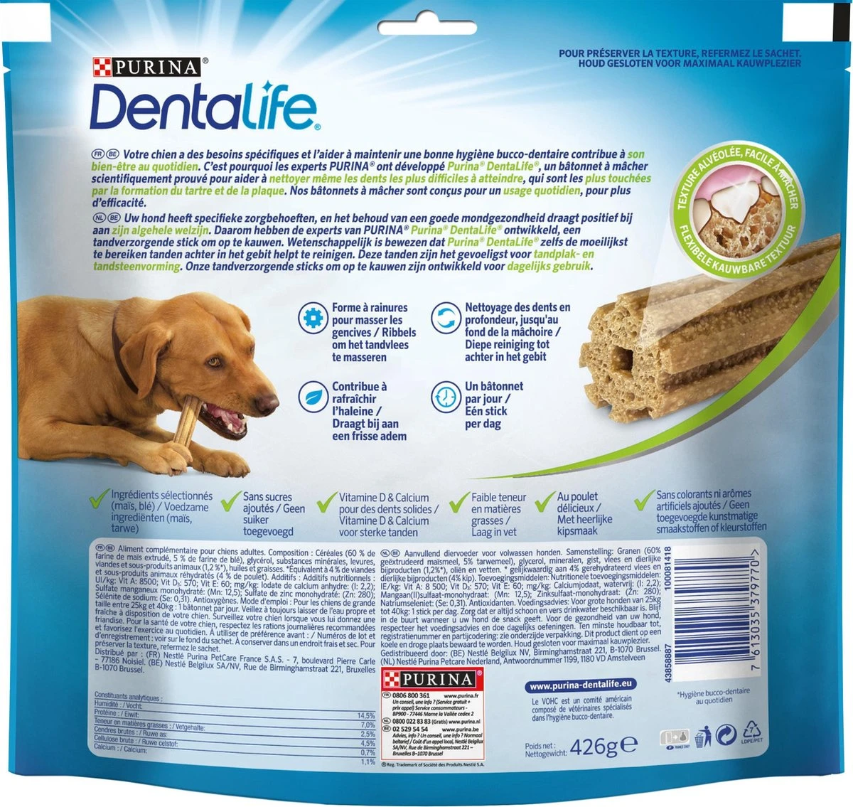 Dentalife Daily Oral Care Maxi Pack - Hondensnack L - 60 St. - Afbeelding 7