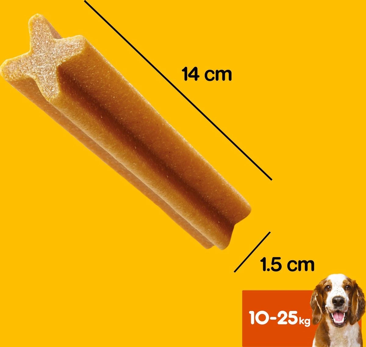 Pedigree Dentastix Kauwstaven - Gebitsverzorgende Hondensnacks - Medium - 56 Stuks - Afbeelding 3