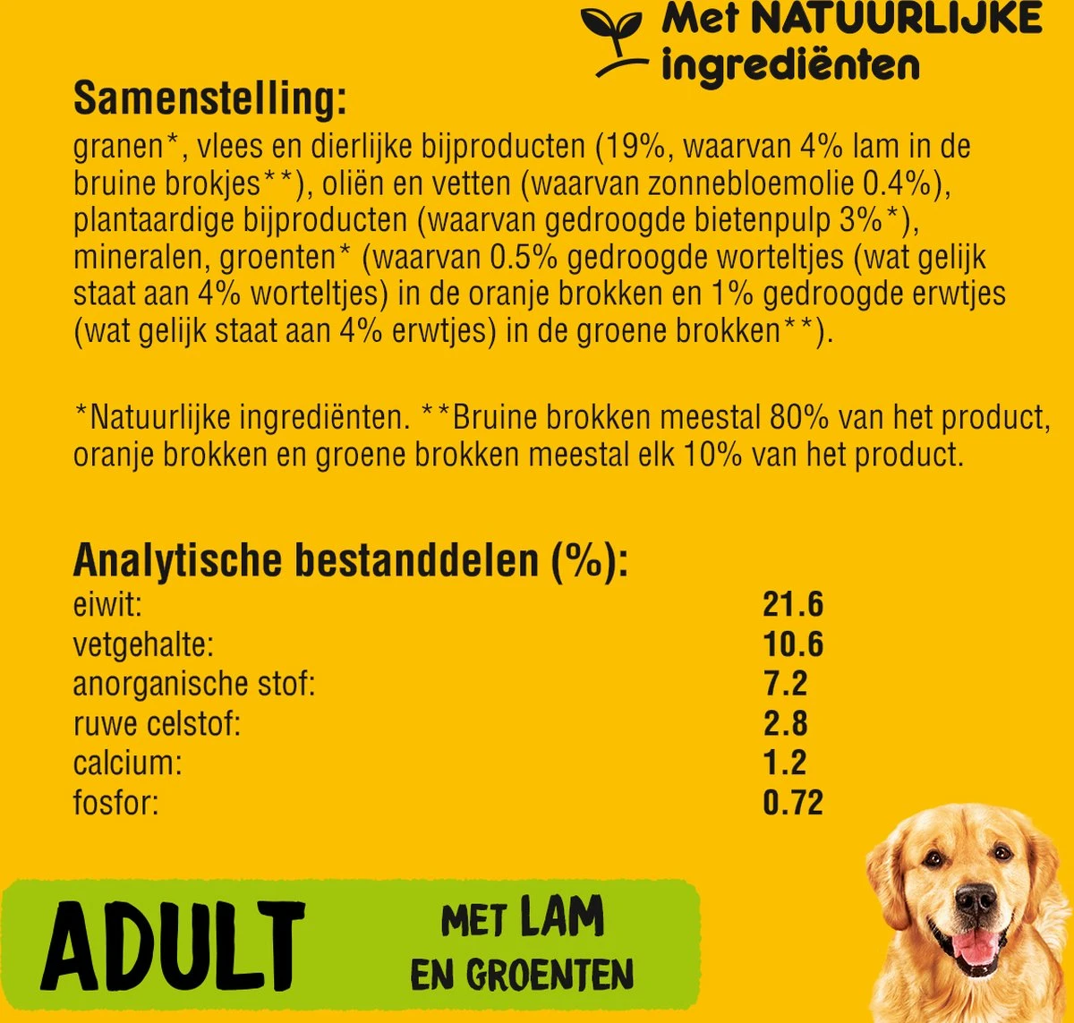 Pedigree Adult Honden Droogvoer - Lam - 10 Kg - Afbeelding 6