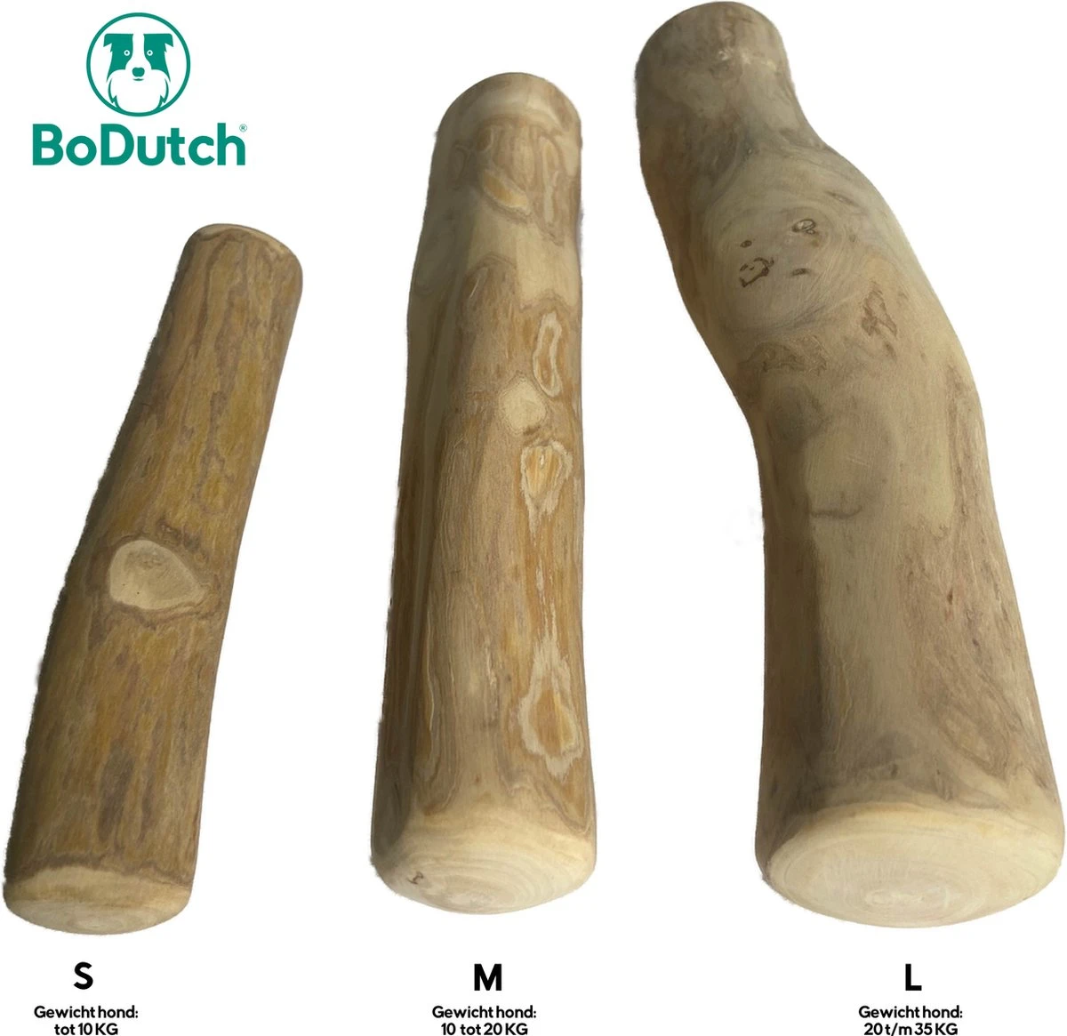 BoDutch - Koffieboom Kauwwortel - Maat L - Hondensnack - Afbeelding 4