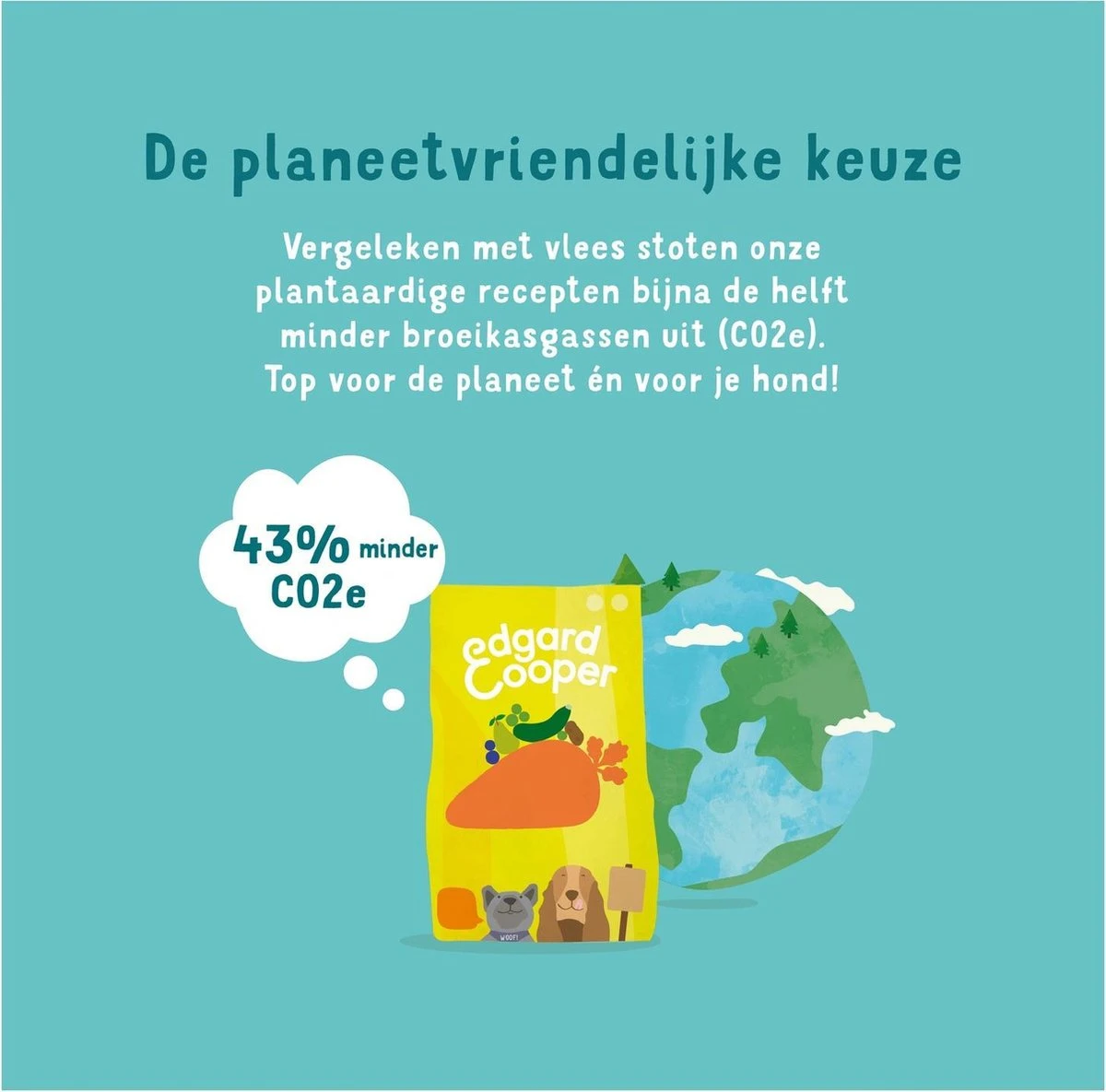 Edgard&Cooper Plantbased Adult Wortel&Courgette - Hondenvoer - 7 Kg - Afbeelding 6