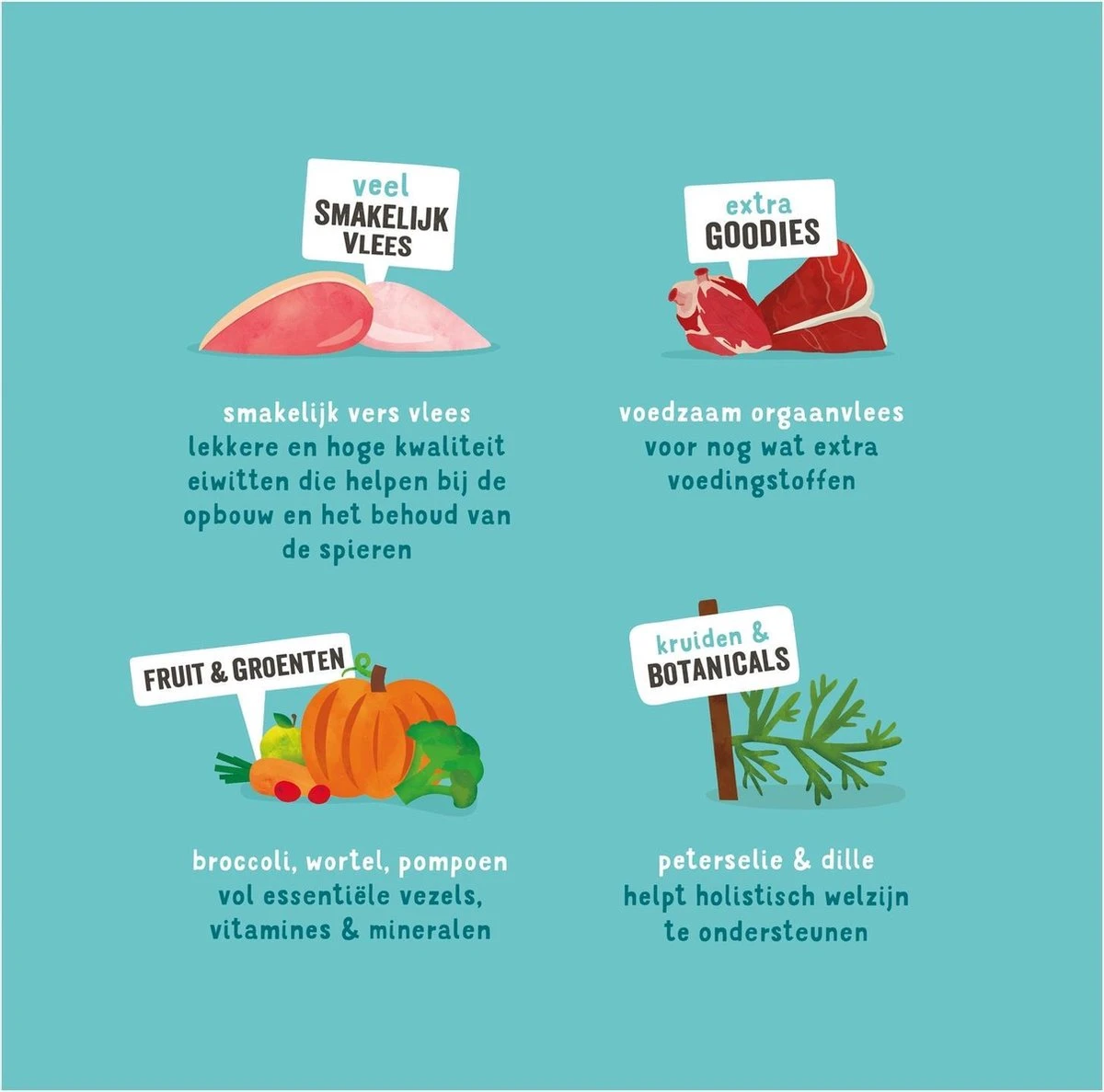 Merkloos Edgard & Cooper Hondenvoer Multipack Kip - Wild - Lam 6 X 100 Gr - Afbeelding 5