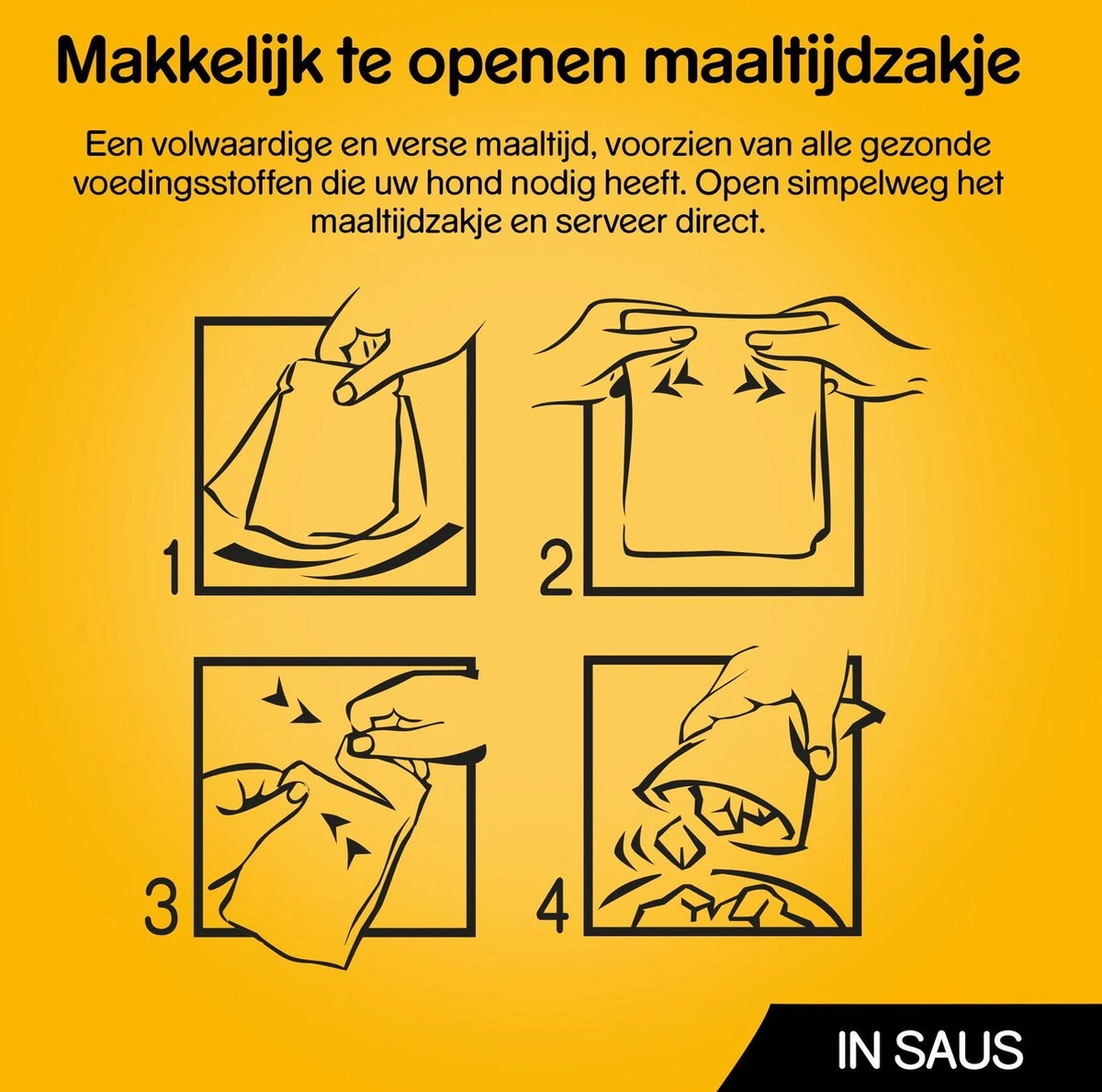 Pedigree Adult In Saus Honden Natvoer - Vier Verschillende Smaken - 80 X 100 Gr - Afbeelding 4