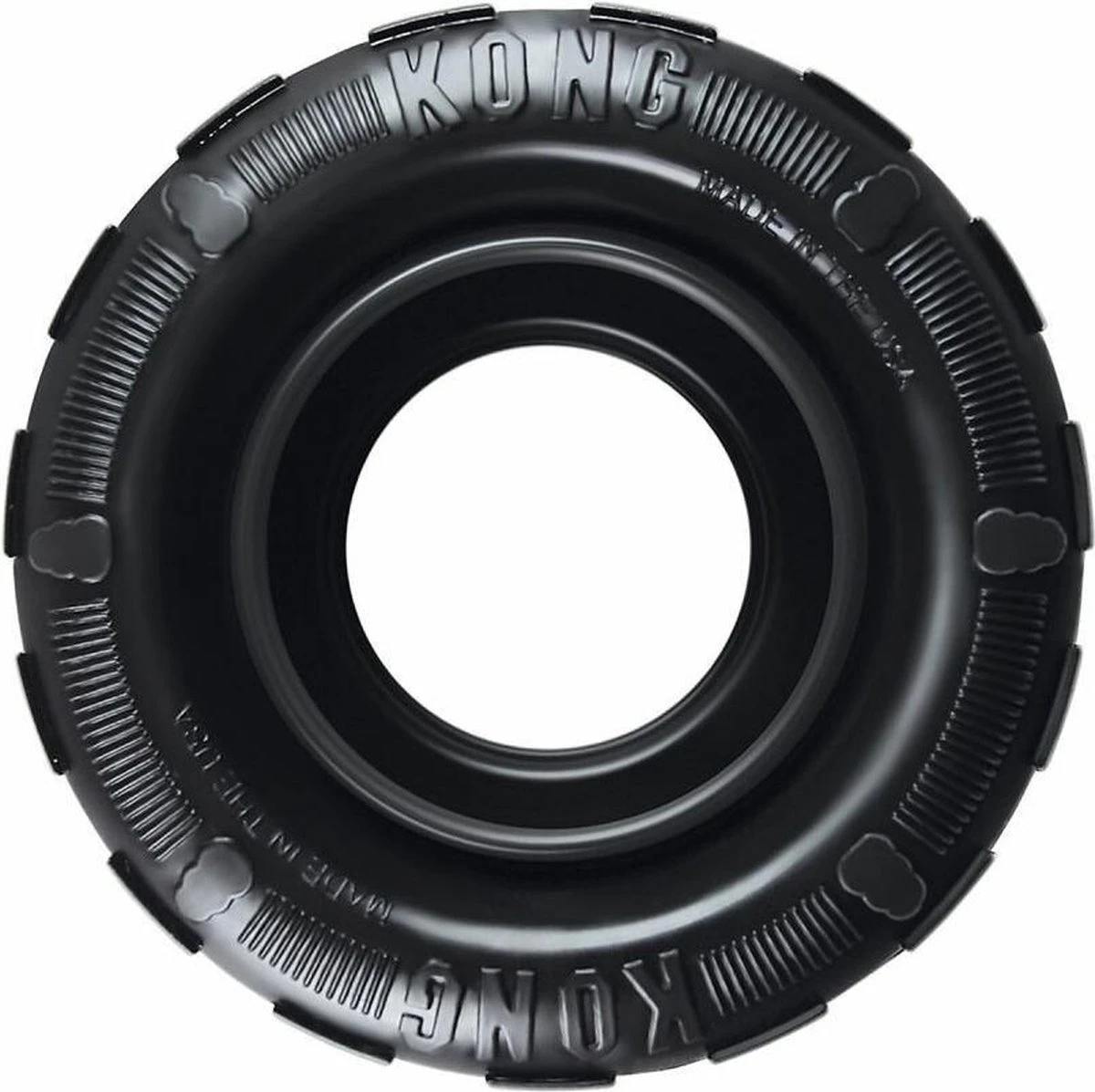 Kong Traxx Hondenspeelgoed - Rubber - M/L- Zwart