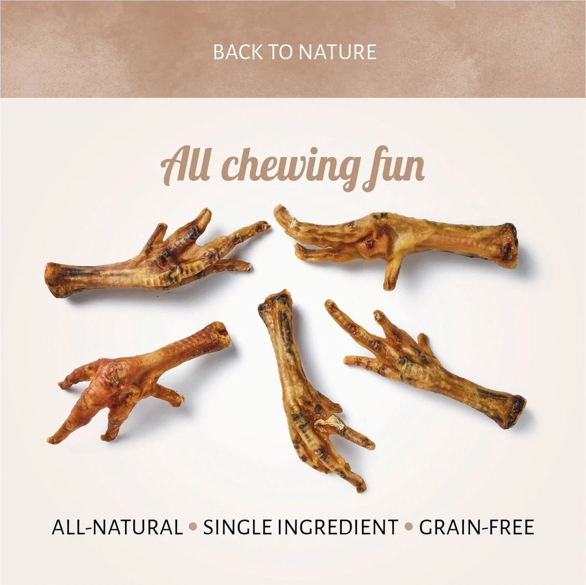 Antos Kippenpoten Gedroogd Kip 1 Kg - Afbeelding 6