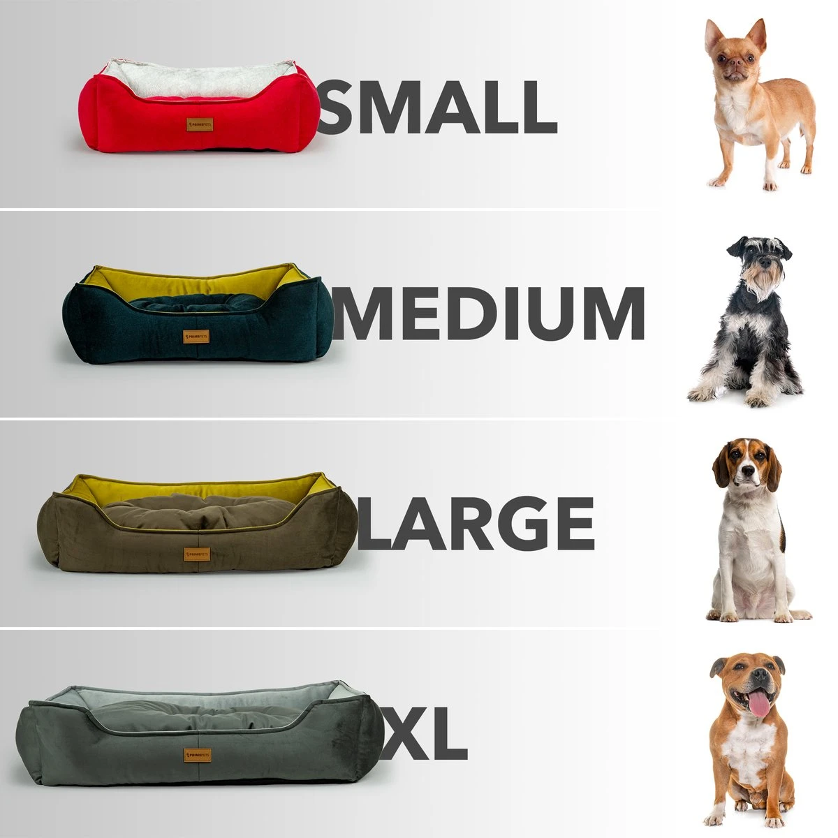 Primeplus Grote Hondenmand XL - Grijs - 100x80x20 CM - Orthopedische Hondenmanden - Hondenkussen - Afbeelding 11