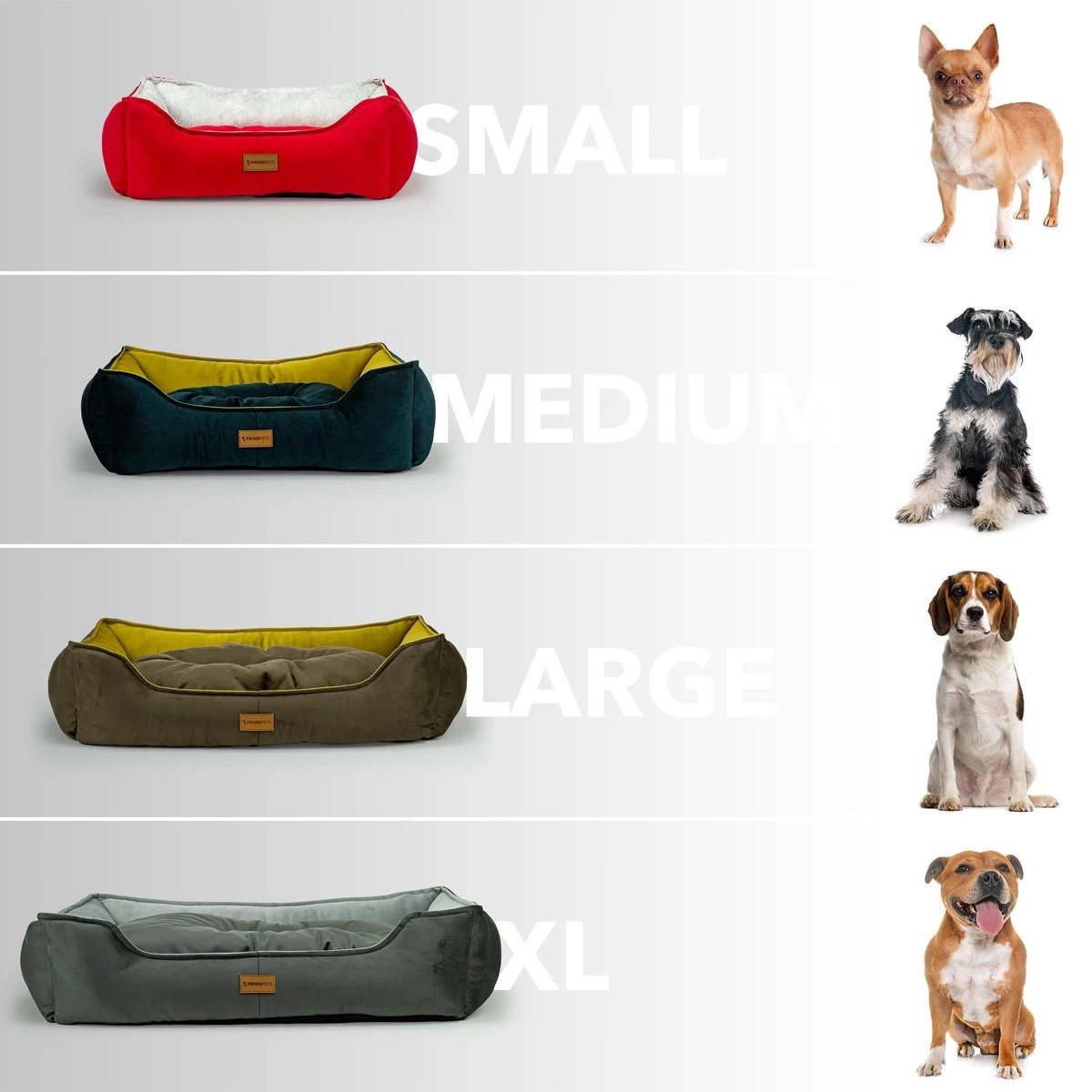 Primeplus Grote Hondenmand XL - Grijs - 100x80x20 CM - Orthopedische Hondenmanden - Hondenkussen - Afbeelding 15