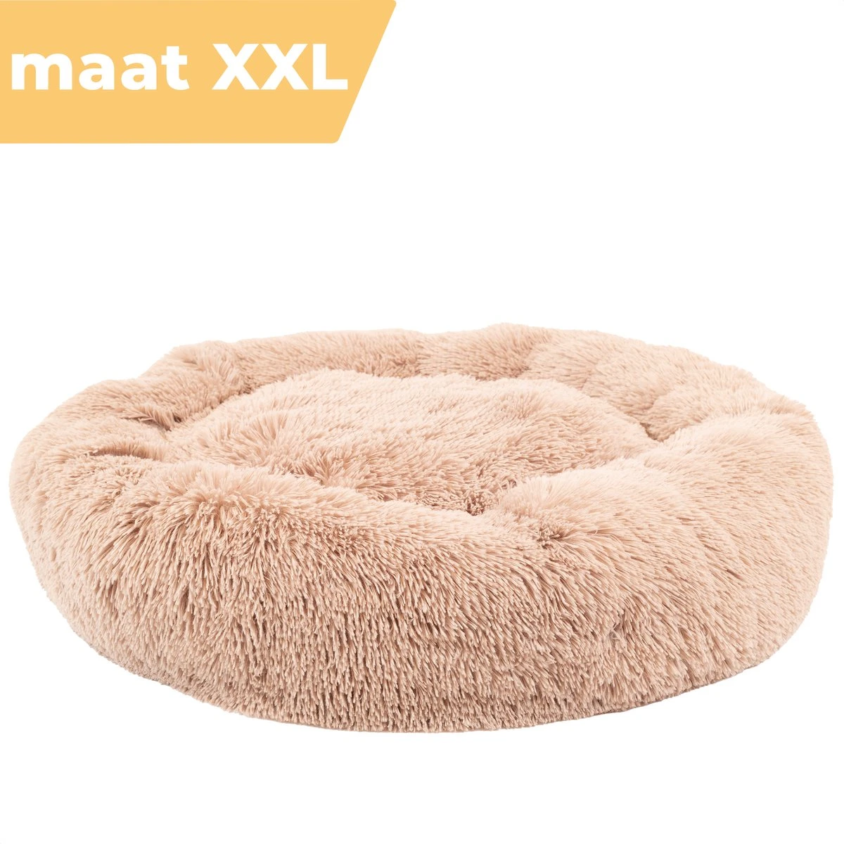 Coooper Donut Hondenmand - Fluffy Hondenmand - 100 Cm - XXL - Wasbaar - Pluche