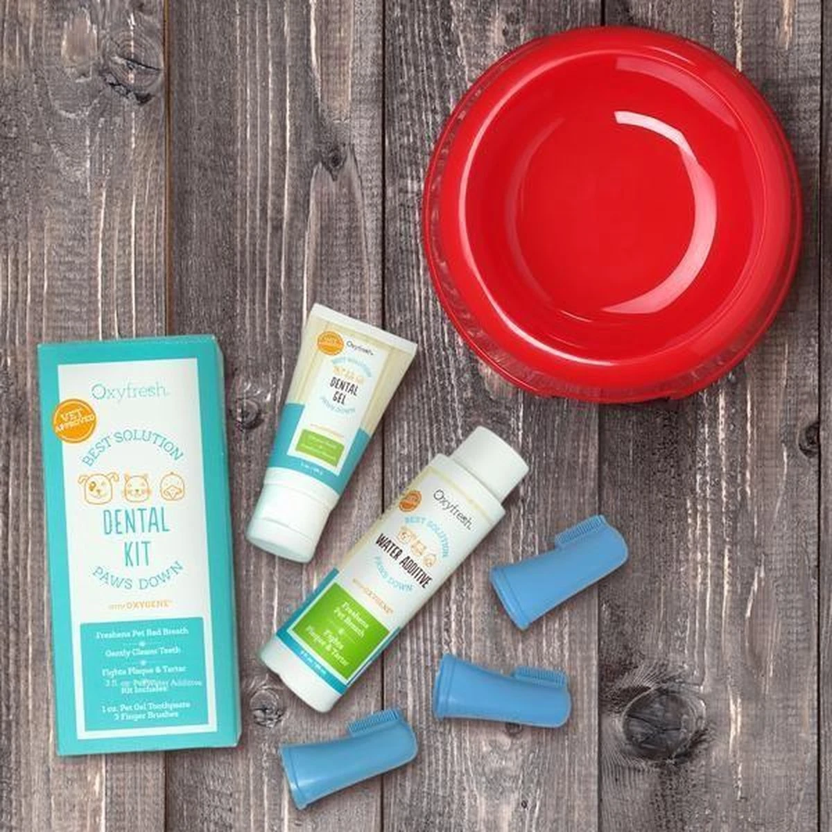 OxyFresh Pet Dental Kit - Tegen Slechte Adem En Tandsteen Bij Honden En Katten - Afbeelding 3
