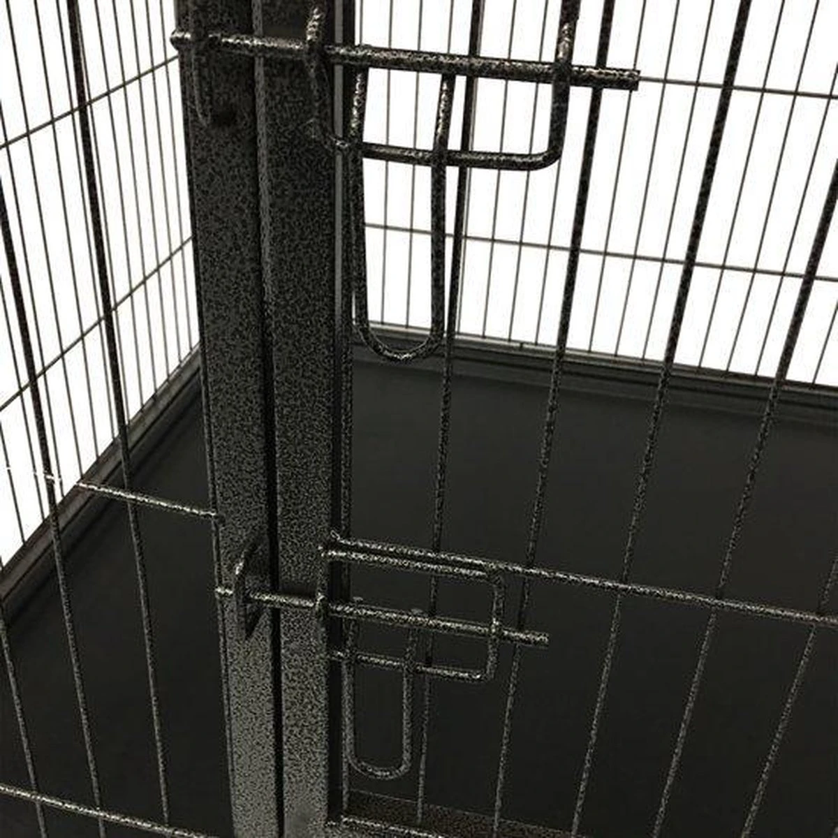 MaxxPet Puppyren - Hondenbench - Puppykennel - Hondenren - 125 X 78 X 80 Cm - Zwart - Afbeelding 8