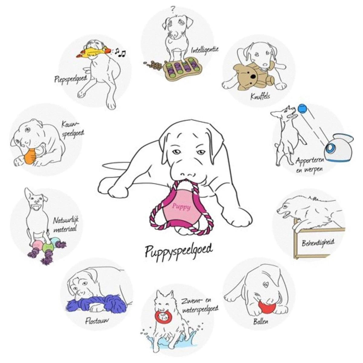 Trixie Honden Activity Flip Board - Hondenspeelgoed - Wit/Blauw - 23 Cm - Afbeelding 5