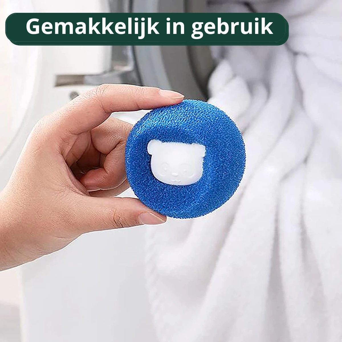 De Blaffende Kat Wasdrogerbollen - Droger Ballen - Huisdier Haarverwijderaar - 4 Wasbollen Voor Wasmachine En Droger - Afbeelding 8