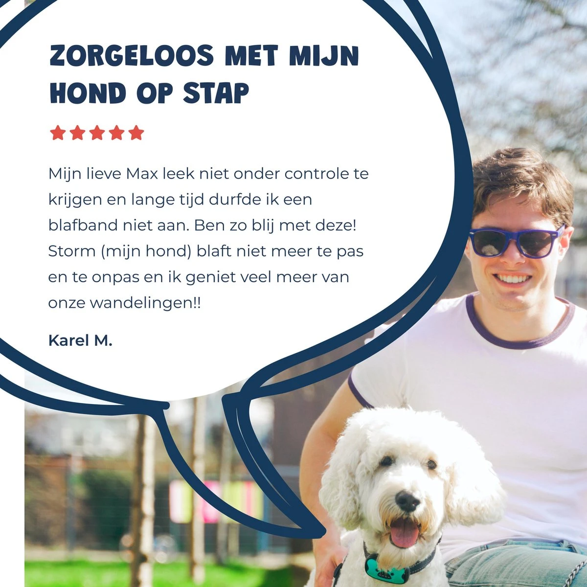 Anti Blafband - Blafband Voor Honden - Anti Blaf Apparaat - Blafband - Diervriendelijk & Zonder Schok - Afbeelding 11