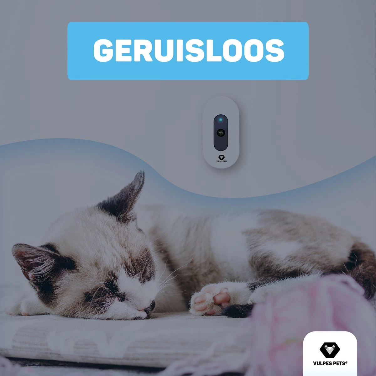 Vulpes Pets® Kattenbak Geurverdrijver PRO - Ozon En Negatieve Ionen Functie - Infraroodsensor - Oplaadbaar - Geurverwijderaar - Air Eliminator - Wit - Afbeelding 3