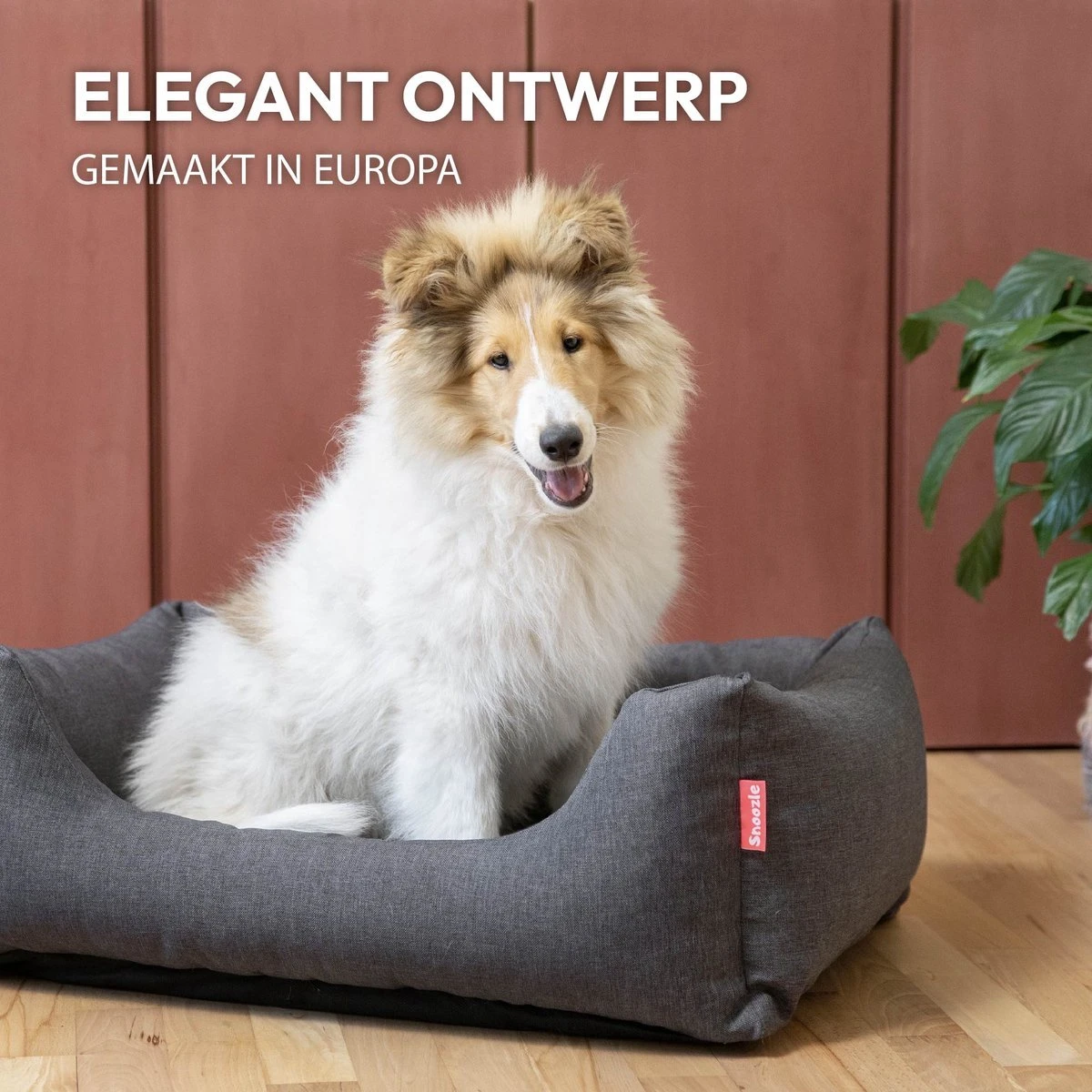 Snoozle Hondenmand - Zacht En Luxe Hondenkussen - Hondenbed - Wasbaar - Hondenmanden - 80 X 60cm - Afbeelding 4