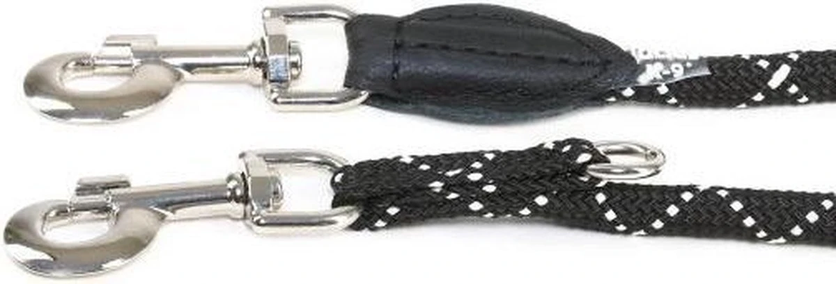 Julius K9 - Verstelbare Reflecterende Hondenriem - Lengte Verstelbaar Van 130-220cm - Ronde Vorm 1.2cm Dik - Afbeelding 2