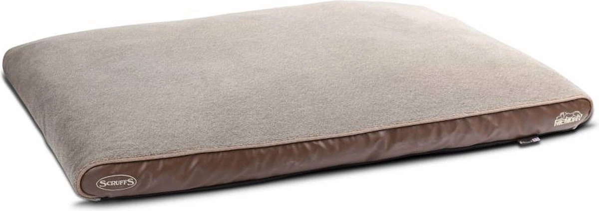 Scruffs Chateau - Hondenbed Orthopedisch Met Memory Foam Voor Extra Steun Voor Rug En Gewrichten - Grijs & Bruin Maat M/L - Kleur: Grijs, Maat: Medium - Afbeelding 9