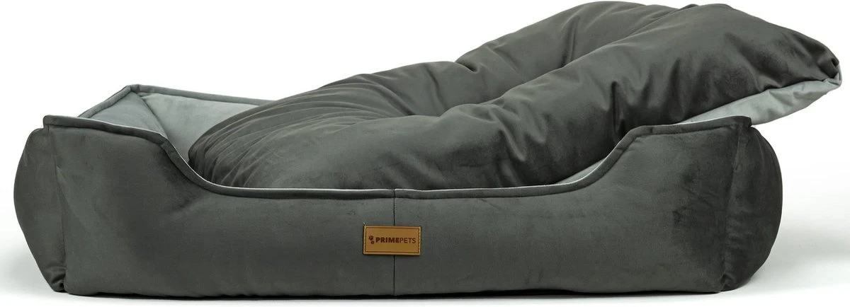 Primeplus Grote Hondenmand XL - Grijs - 100x80x20 CM - Orthopedische Hondenmanden - Hondenkussen - Afbeelding 17