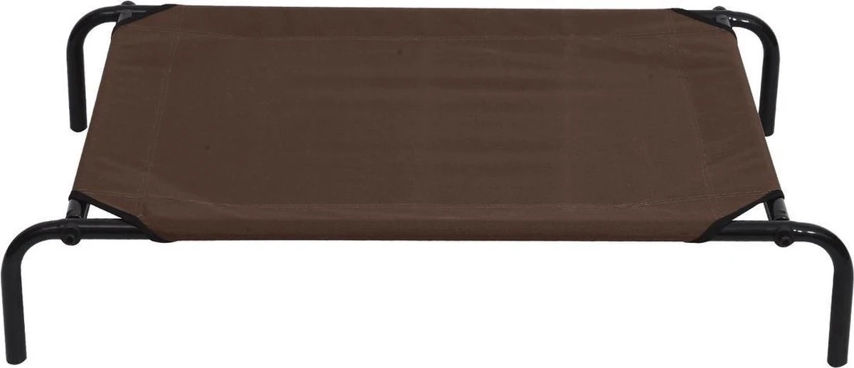 Merkloos Hondenbed - Hondenstretcher - Honden Ligbed - Inclusief 2 Overtrekhoezen - XL - 110x68cm - Grijs En Koffie - Afbeelding 3