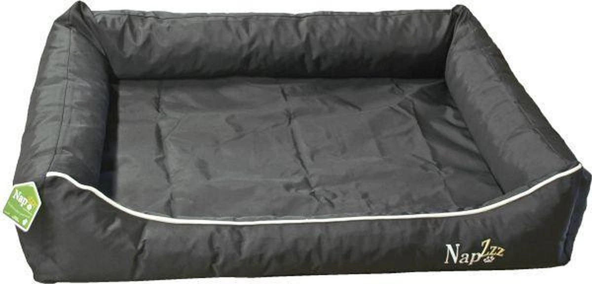 NapZZZ Hondenmand Waterproof Divan Zwart XL: 120 X 90 Cm - Afbeelding 2