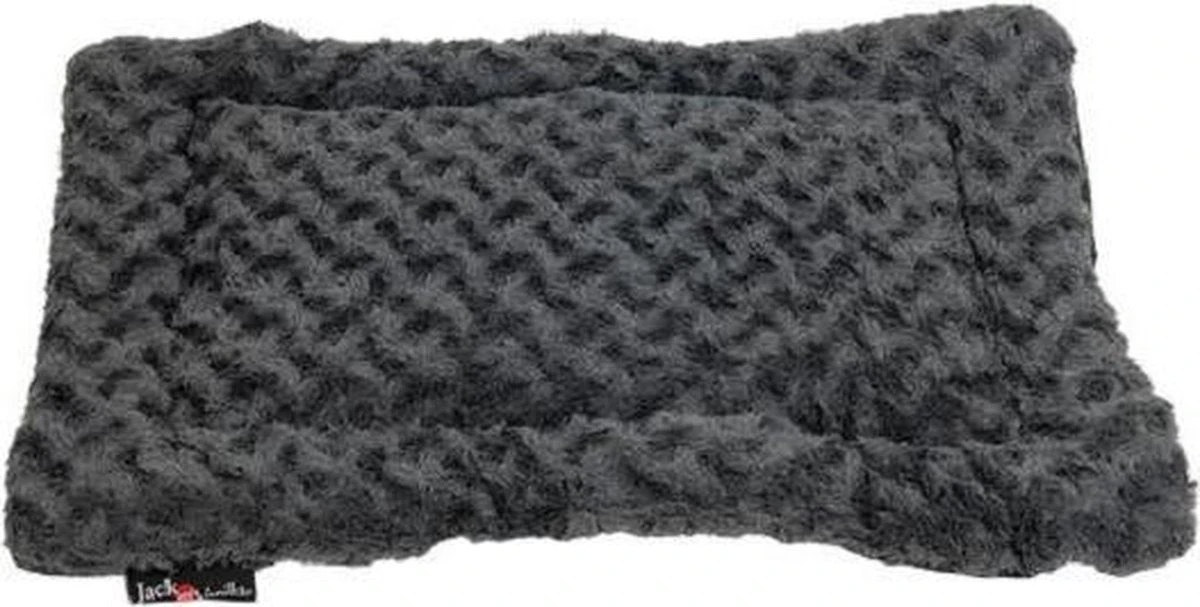 Jack And Vanilla Benchkussen - Donkergrijs - 58 X 40 Cm - Coal - Bench Kussen - S