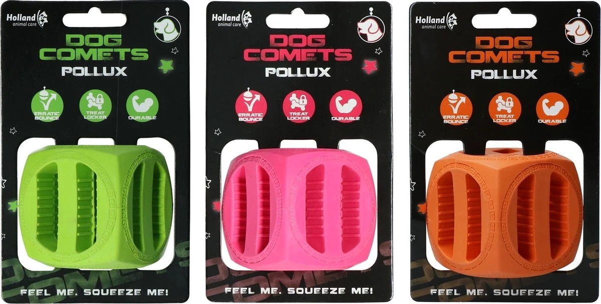 Dog Comets Pollux Duurzaam Hondenspeelgoed – Traktatiekubus Voor Honden - Extreem Sterk – Geschikt Voor Honden – Groen – 5.5x5.5cm - Afbeelding 3