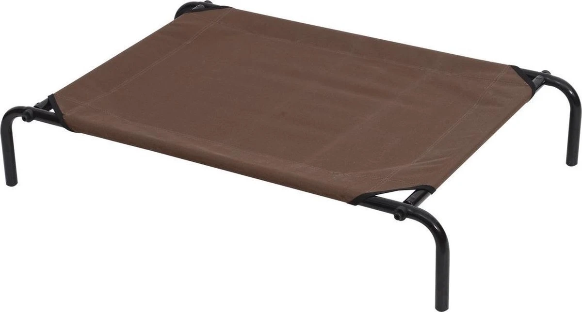 Merkloos Hondenbed - Hondenstretcher - Honden Ligbed - Inclusief 2 Overtrekhoezen - XL - 110x68cm - Grijs En Koffie - Afbeelding 2