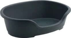 Flamingo - Hondenmand Domus - S - Zwart - 50/58 X 38 X 20 Cm