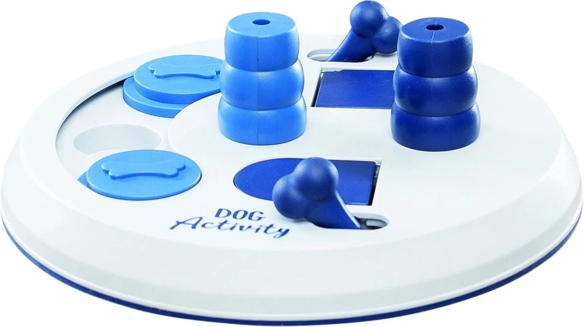 Trixie Honden Activity Flip Board - Hondenspeelgoed - Wit/Blauw - 23 Cm - Afbeelding 8