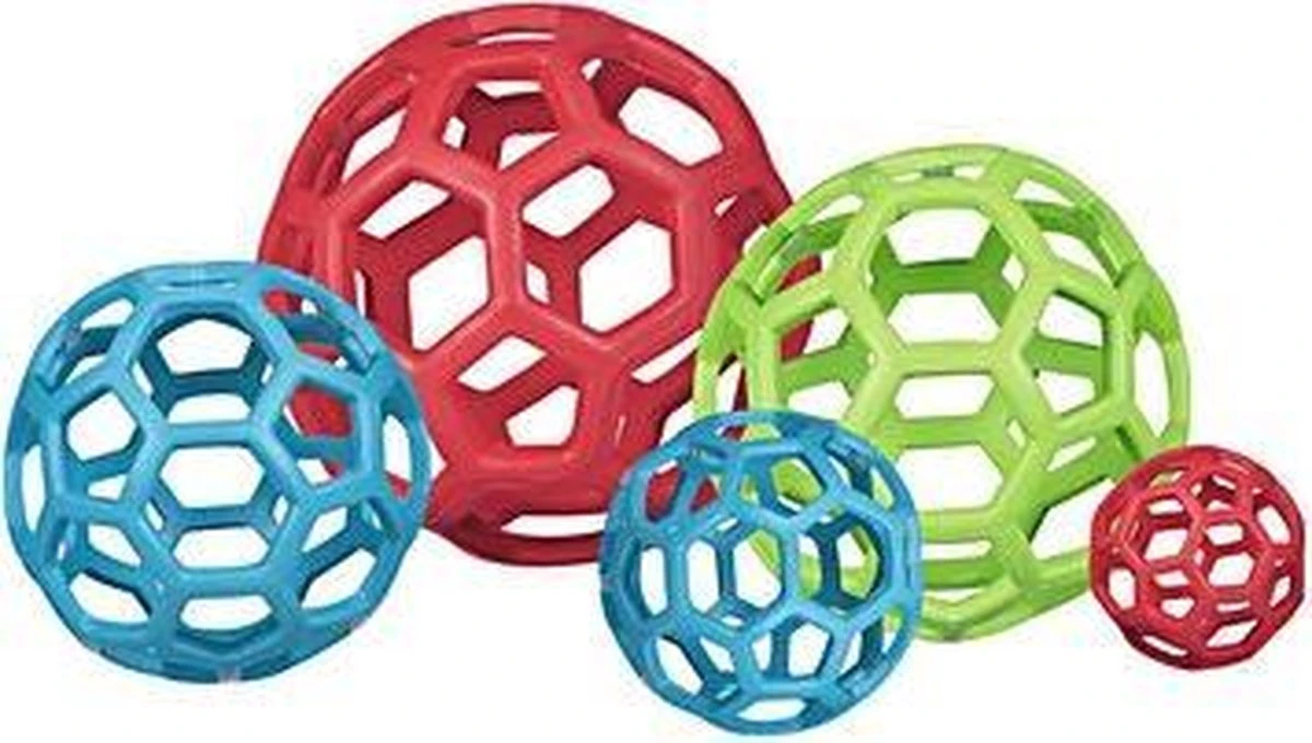 JW HOL-EE ROLLER Jumbo – Hondenbal Rubber – 19 Cm - 1 Stuk - Afbeelding 2