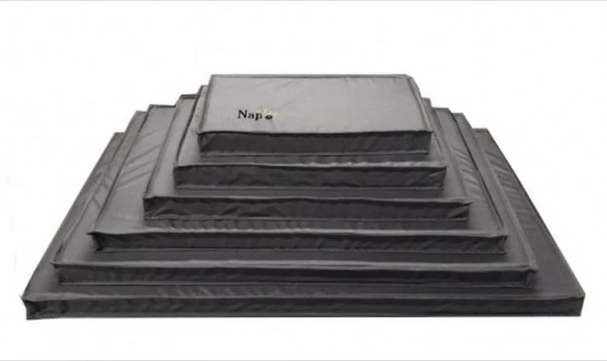 NapZZZ Benchkussen Waterproof Zwart Maat XXL: 120 X 74 X 5 Cm - Afbeelding 3