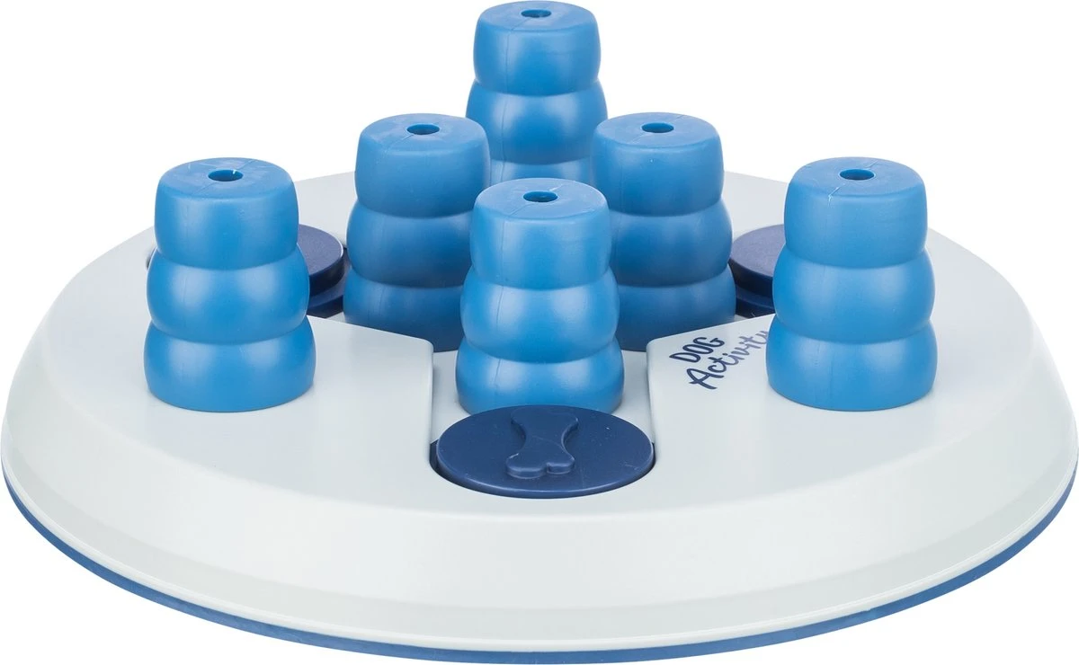 Trixie Dog Activity Strategiespel Slide&Funboard Wit / Blauw - 23X23 CM