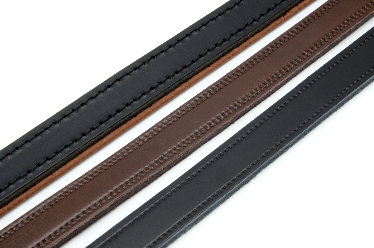 Hondenriem Leer - 2 Meter - Zwart - Hoge Kwaliteit Leer - Lederen Hondenriem - Ambachtelijk Gemaakt In Portugal - Afbeelding 6