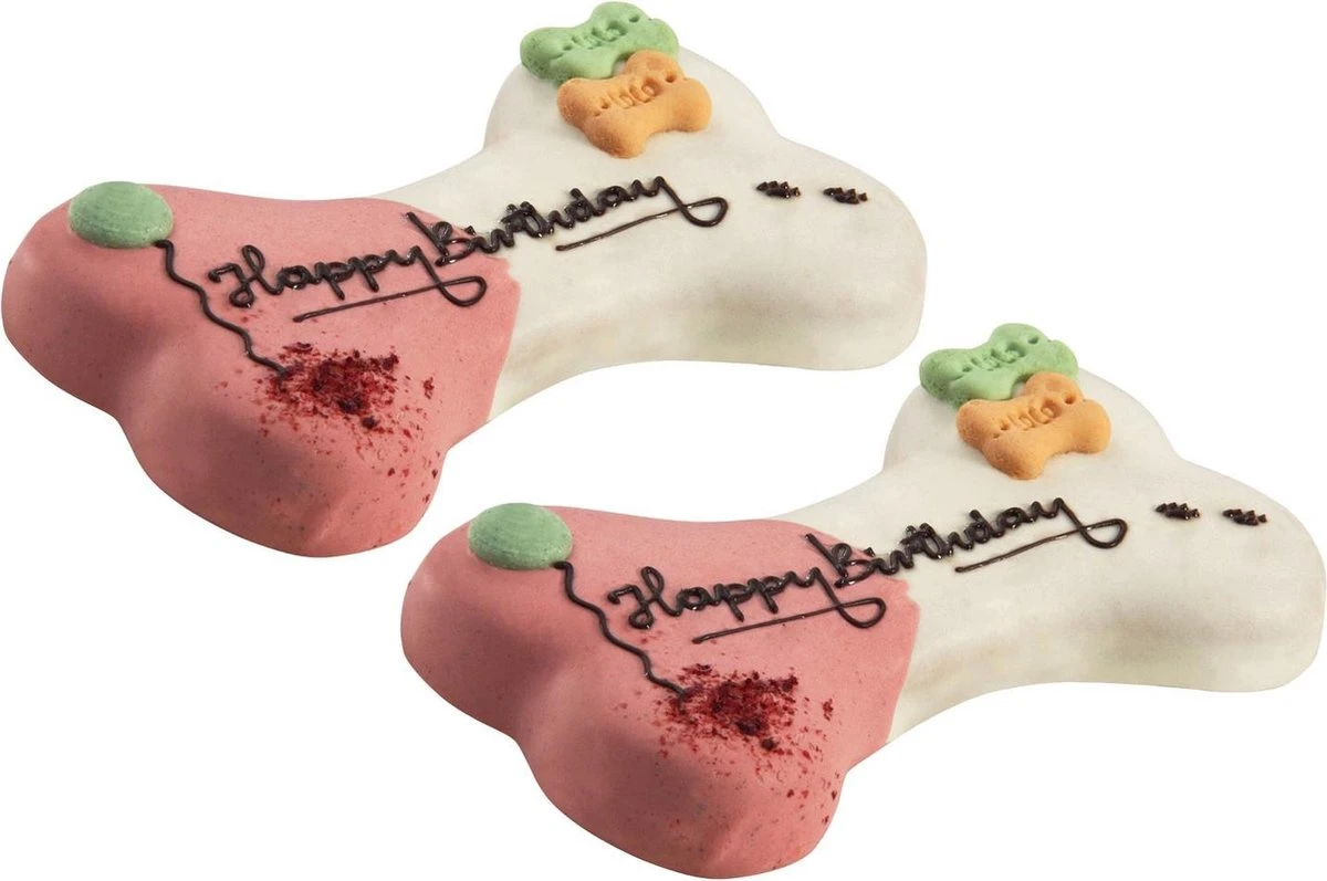 Lolo Pets Cake For Dog Happy Birthday 250 G - Hondensnacks - 2 X Bosvruchten - Afbeelding 2
