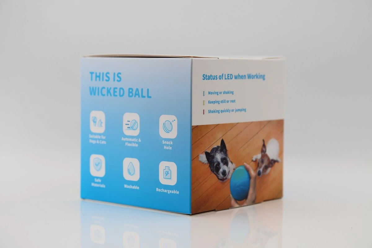 Cheerble Wicked Ball W1| Geel| Zelf Rollende Bal Voor Honden | 3 Automatische Speelmodi | Interactief En Intelligentie Hondenspeelgoed | Hondenspeeltje| USB Oplaadbaar - Afbeelding 10