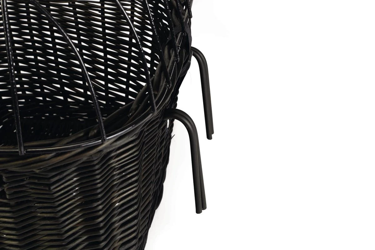 Beeztees - Fietsmand+Draadkap - Zwart - 43x34x44 Cm - Afbeelding 2