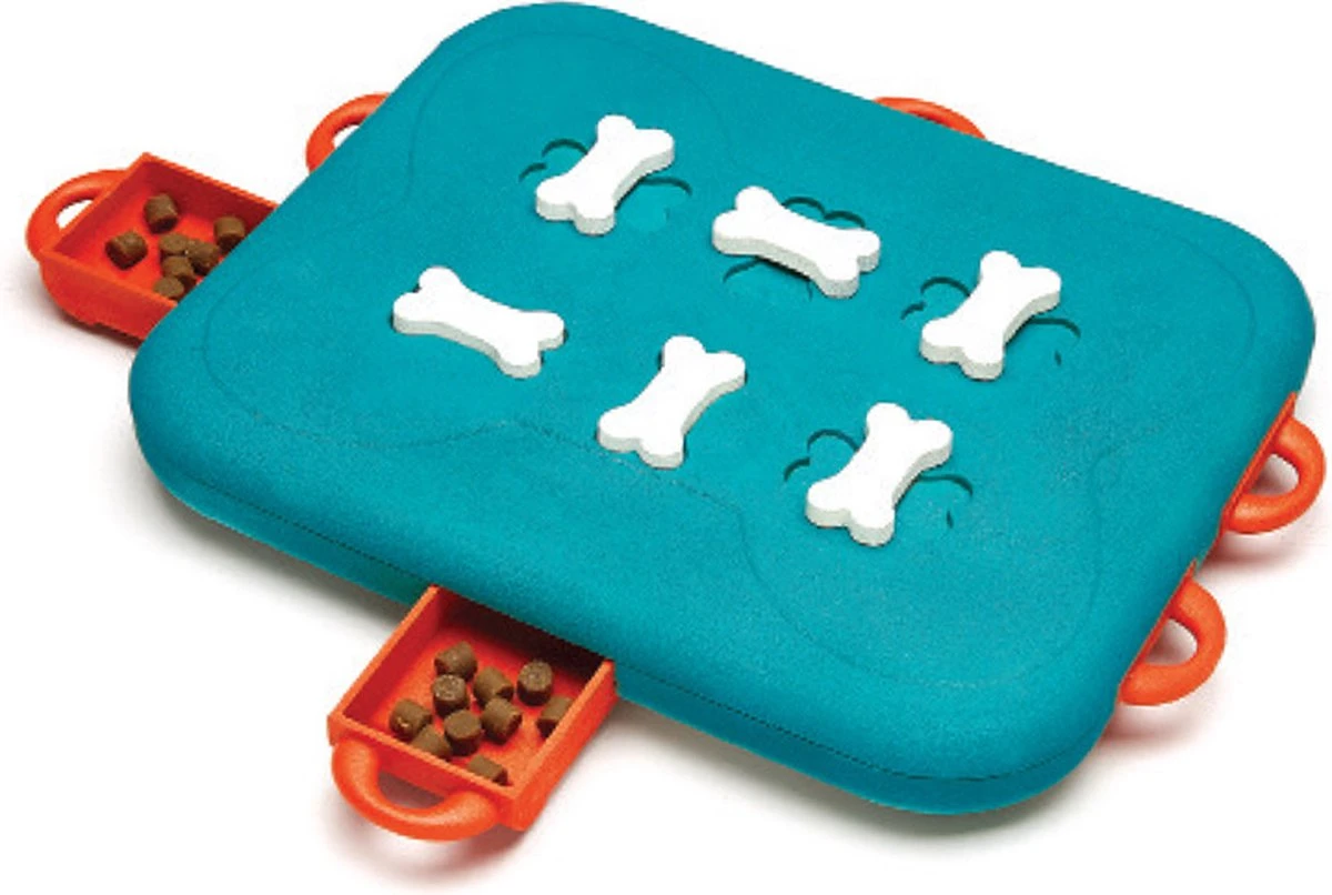 Nina Ottosson Dog Casino - Turquoise/Oranje - 31,5 X 26 X 4,5 Cm - Afbeelding 2