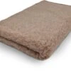 Vetbed Effen Lichtbruin - Antislip Hondenmat - 100 X 75 Cm - Benchmat - Hondenkleed - Voor Honden - Machine Wasbaar